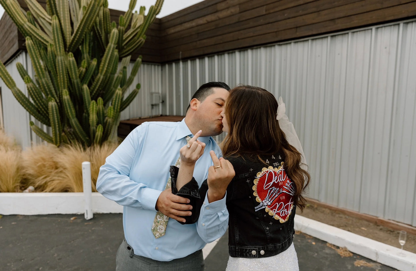 Til Death Do Us Part Denim Jacket