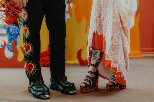 Alternative Bridal Inspiration at The Monastery Manchester - Alt Wedding Co. x BWE
