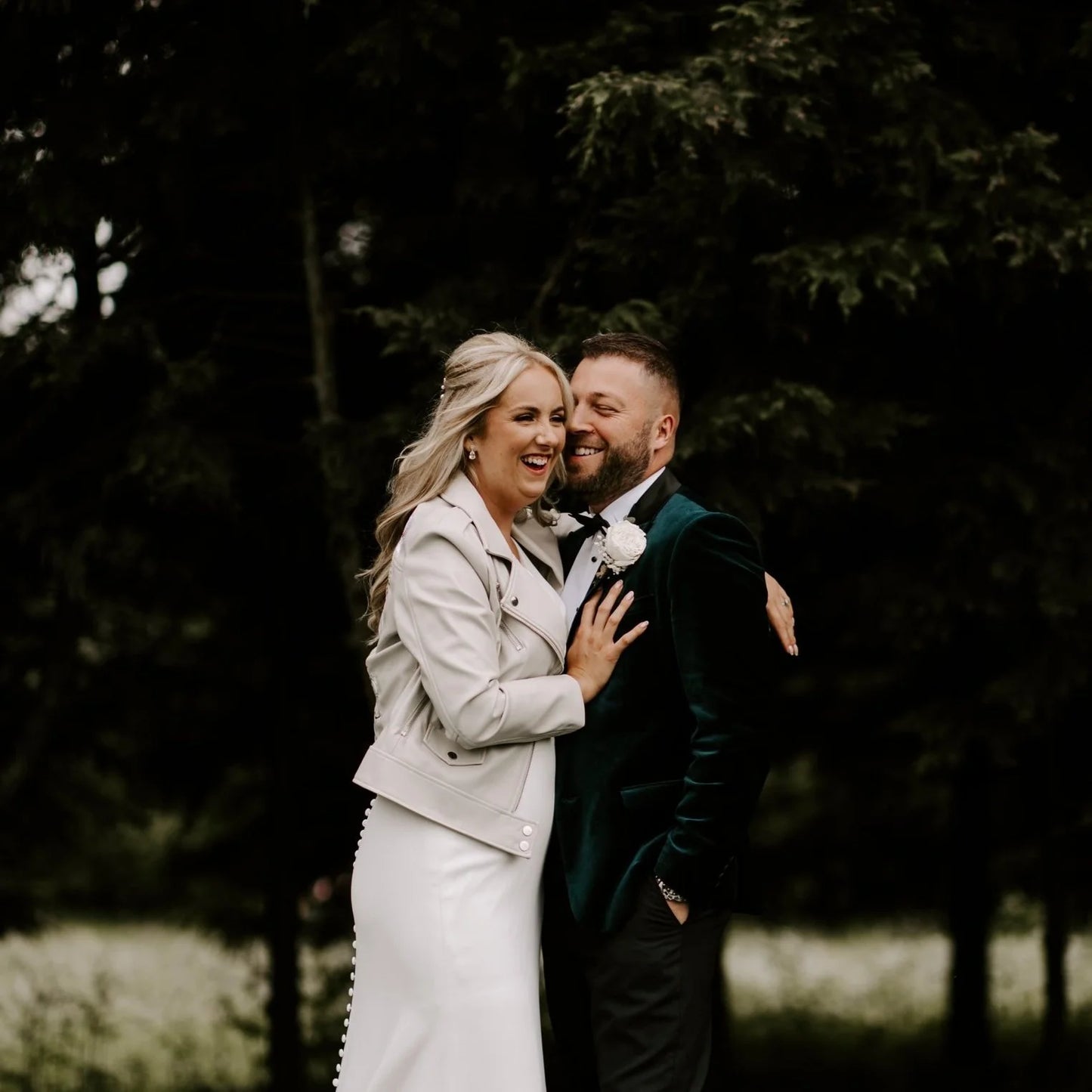 Customisable Bridal Jacket with Purple and Yellow Florals