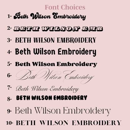 Medium Custom Embroidered Wedding Banners & Luxury Event Signage