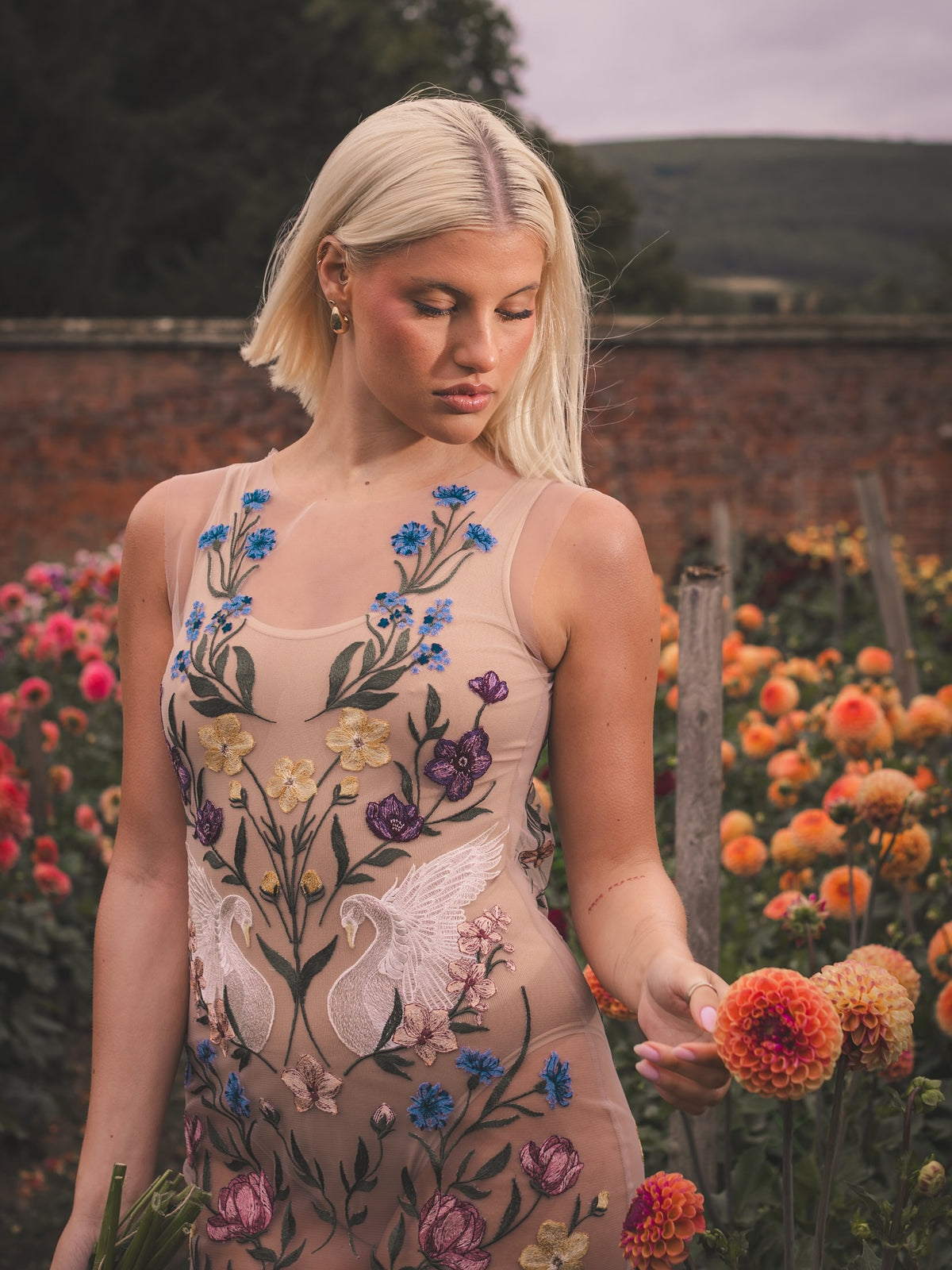 embroidered dress meaning Love & Romance Dress Beth Wilson Embroidery