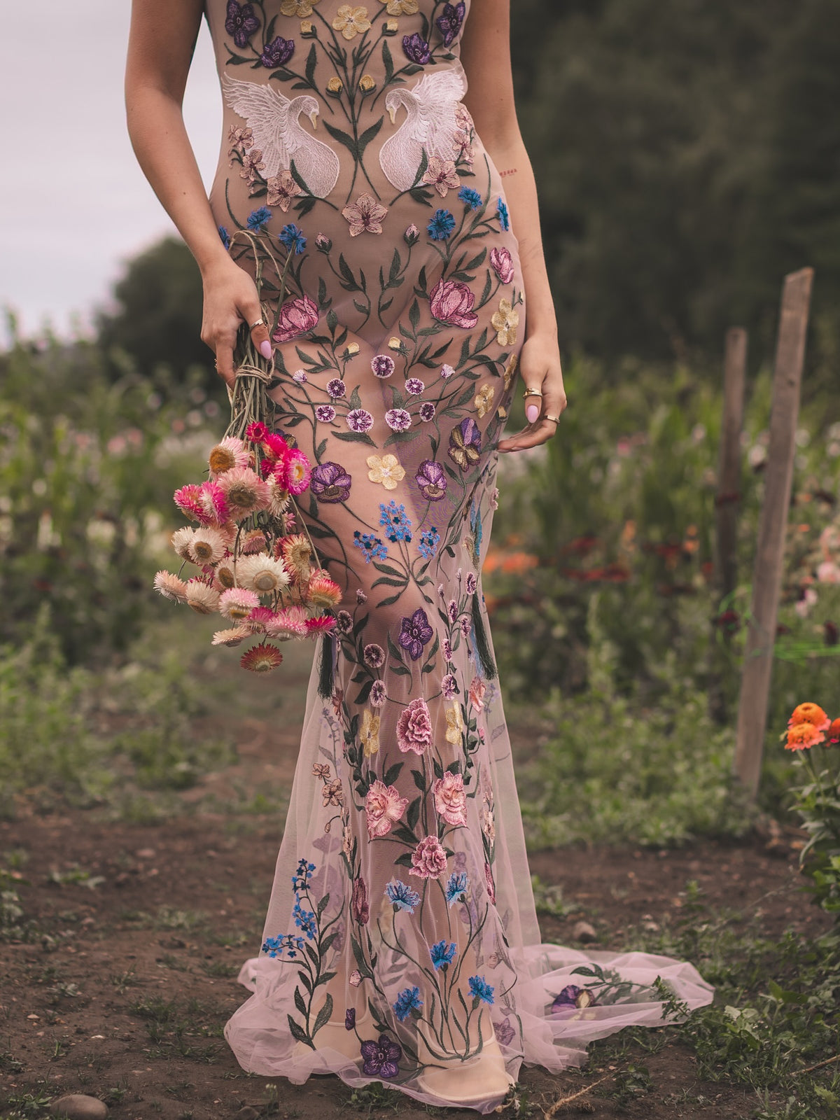 real love embroidered dress FREE PEOPLE Real Love Embroidered Dress