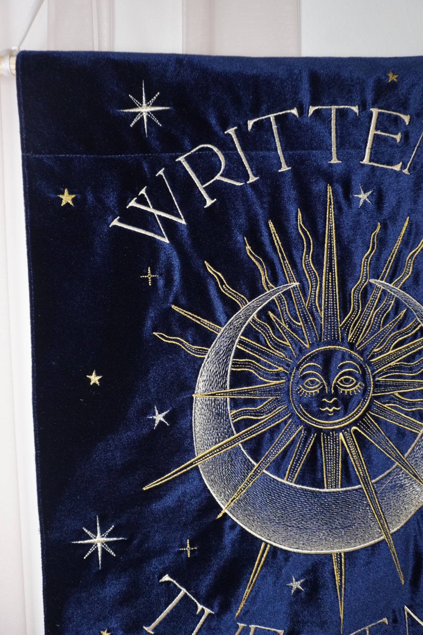 Written In The Stars Celestial Themed Decor Banner Flag Wall Hanging Custom Personalised