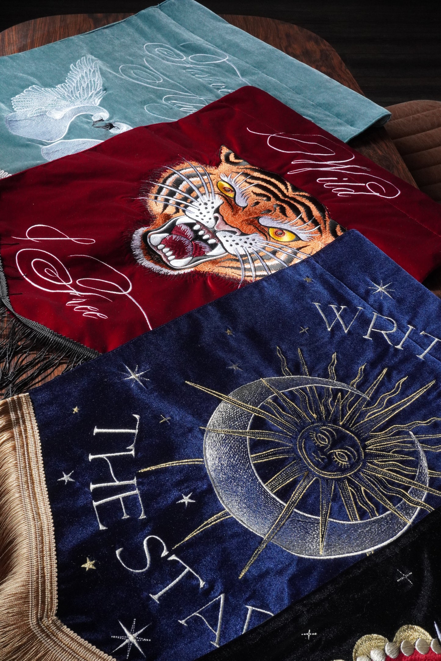 Written in the Stars — Personalised Celestial Velvet Wedding Banner