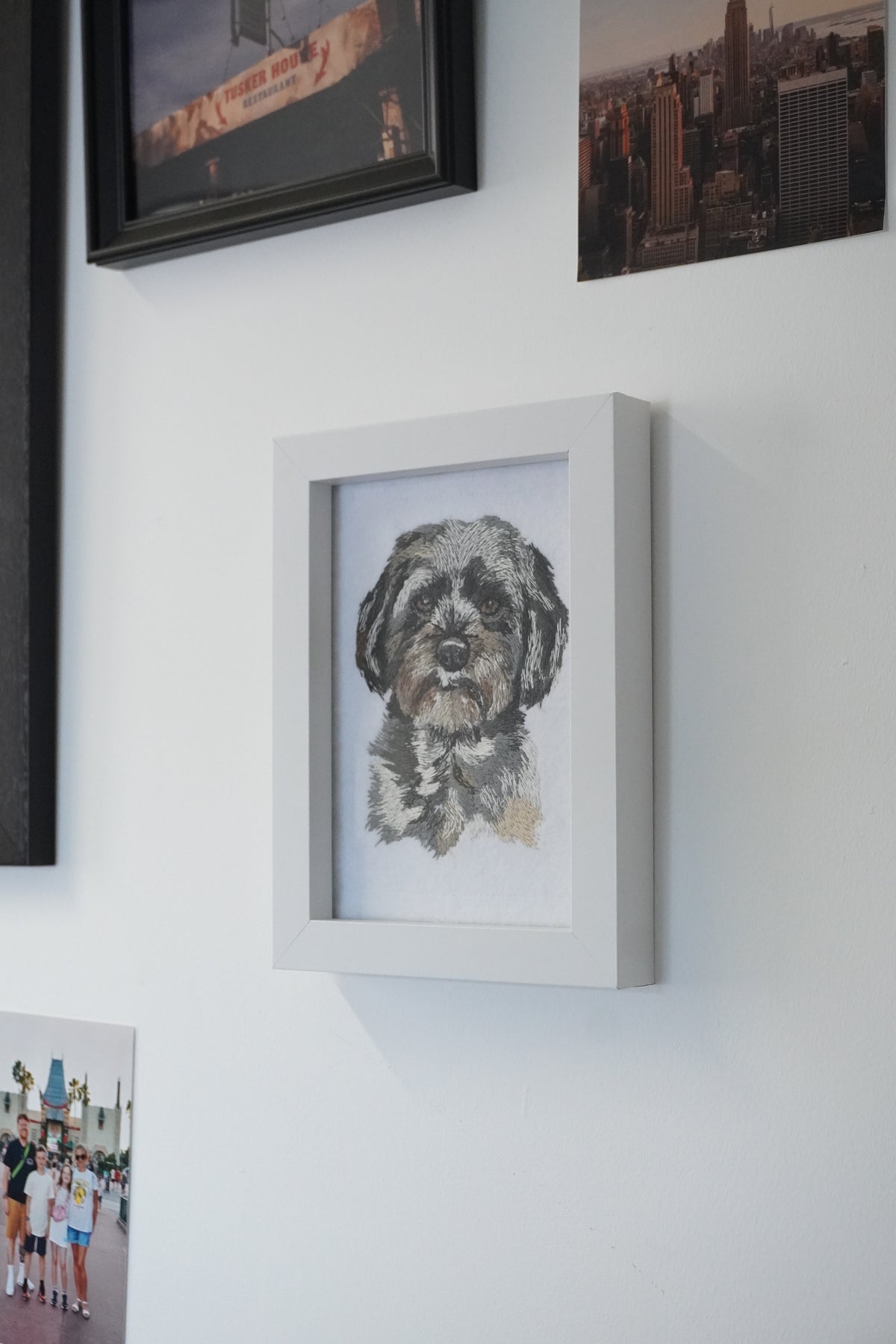 Custom Embroidered Pet Portrait - Luxury A5 Wall Decor Art