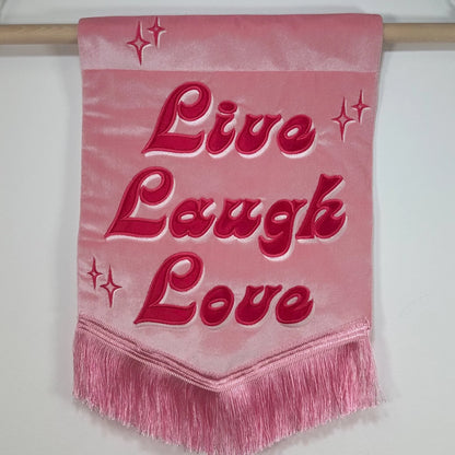 Small Custom Embroidered Banner - Home Decor