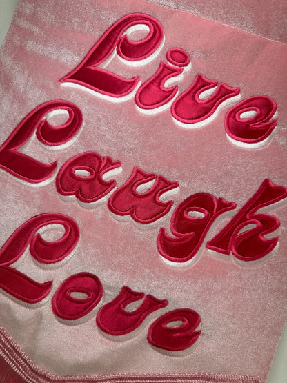 Small Custom Embroidered Banner - Home Decor