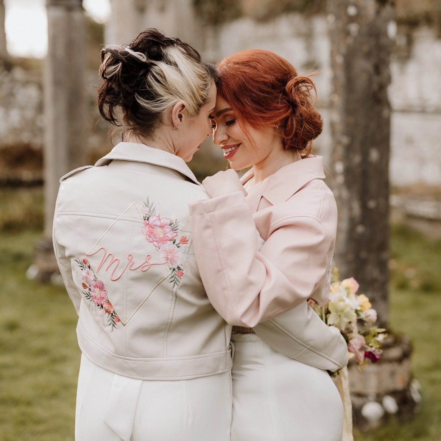 Floral Diamond Embroidered Jacket