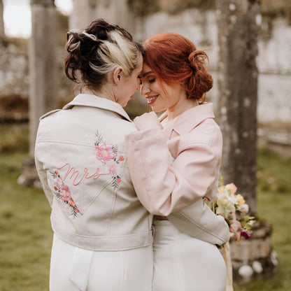 Floral Diamond Embroidered Jacket