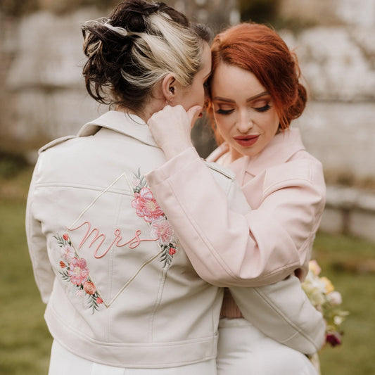 Floral Diamond Embroidered Jacket
