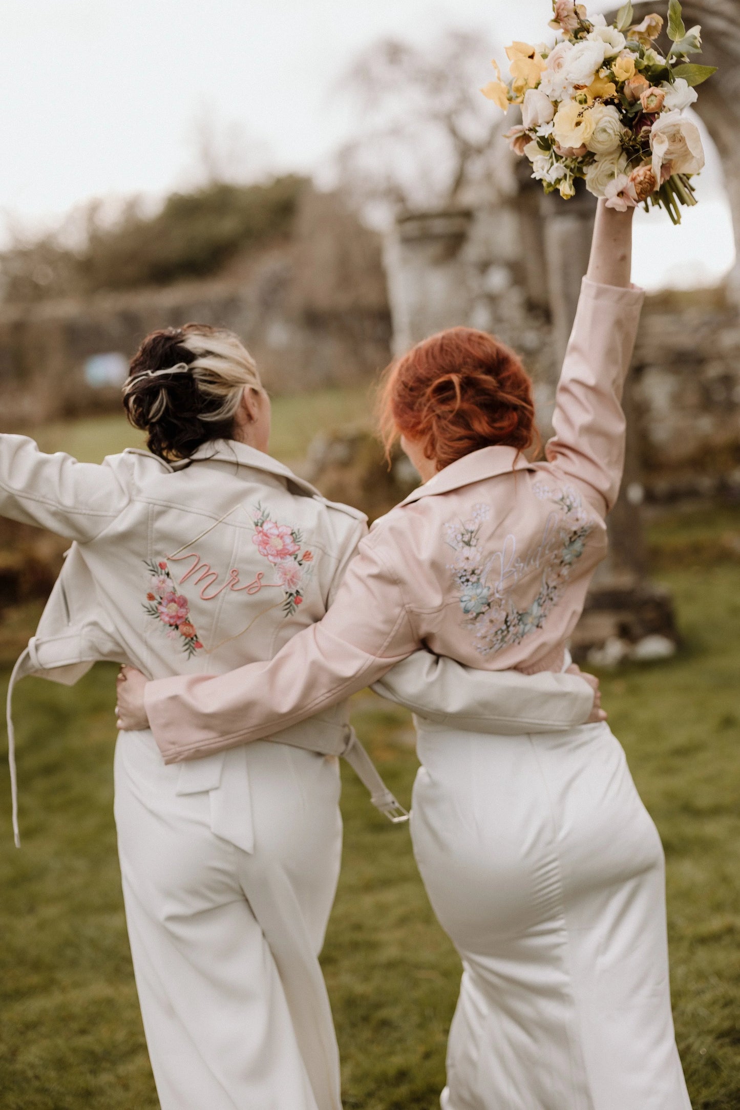 Floral Diamond Embroidered Jacket