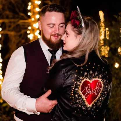 Celestial Love Heart Bride Embroidered Jacket