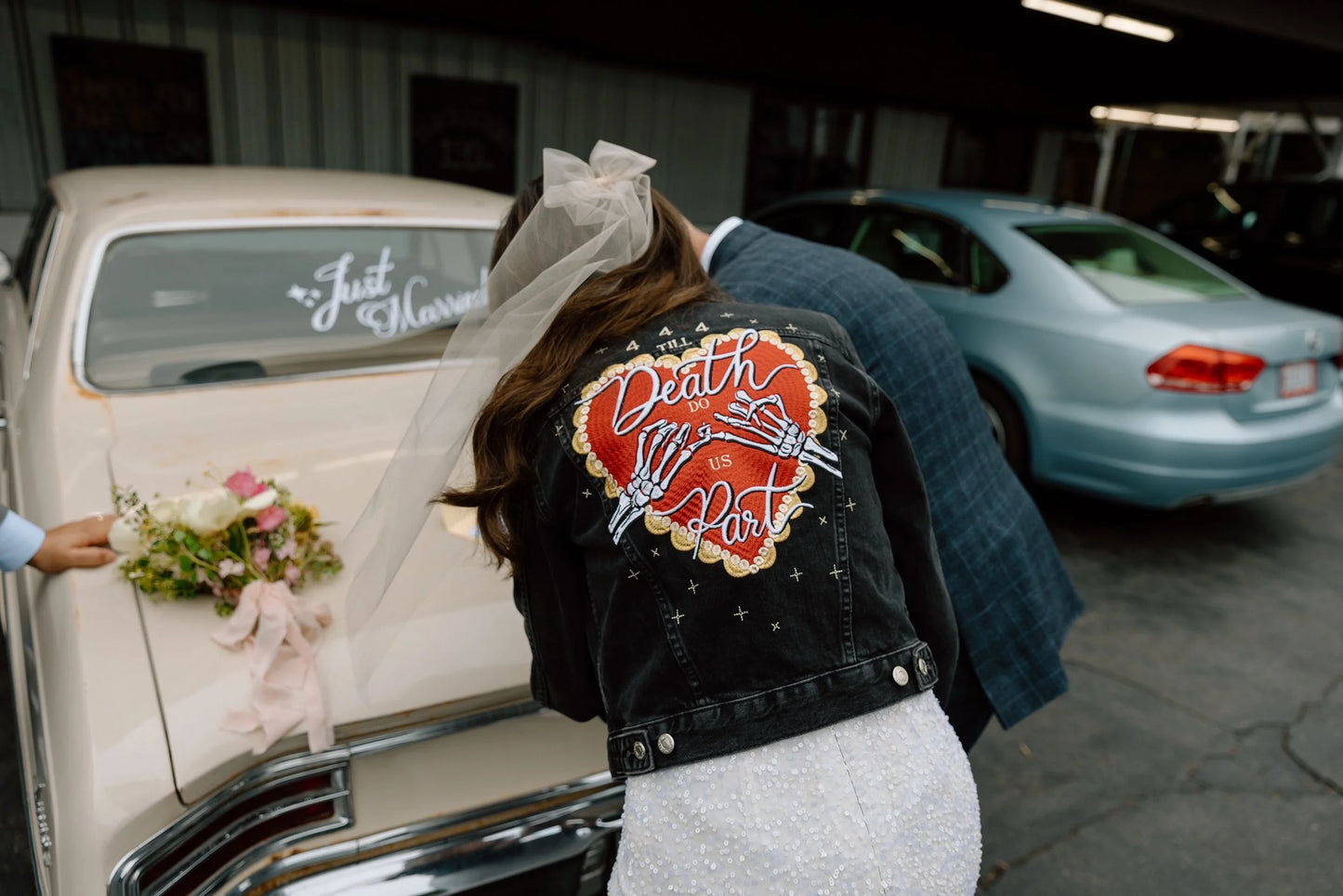Til Death Do Us Part Denim Jacket