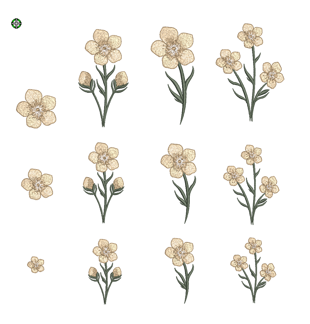 Buttercup Machine Embroidery Files | 12-Piece Floral Collection