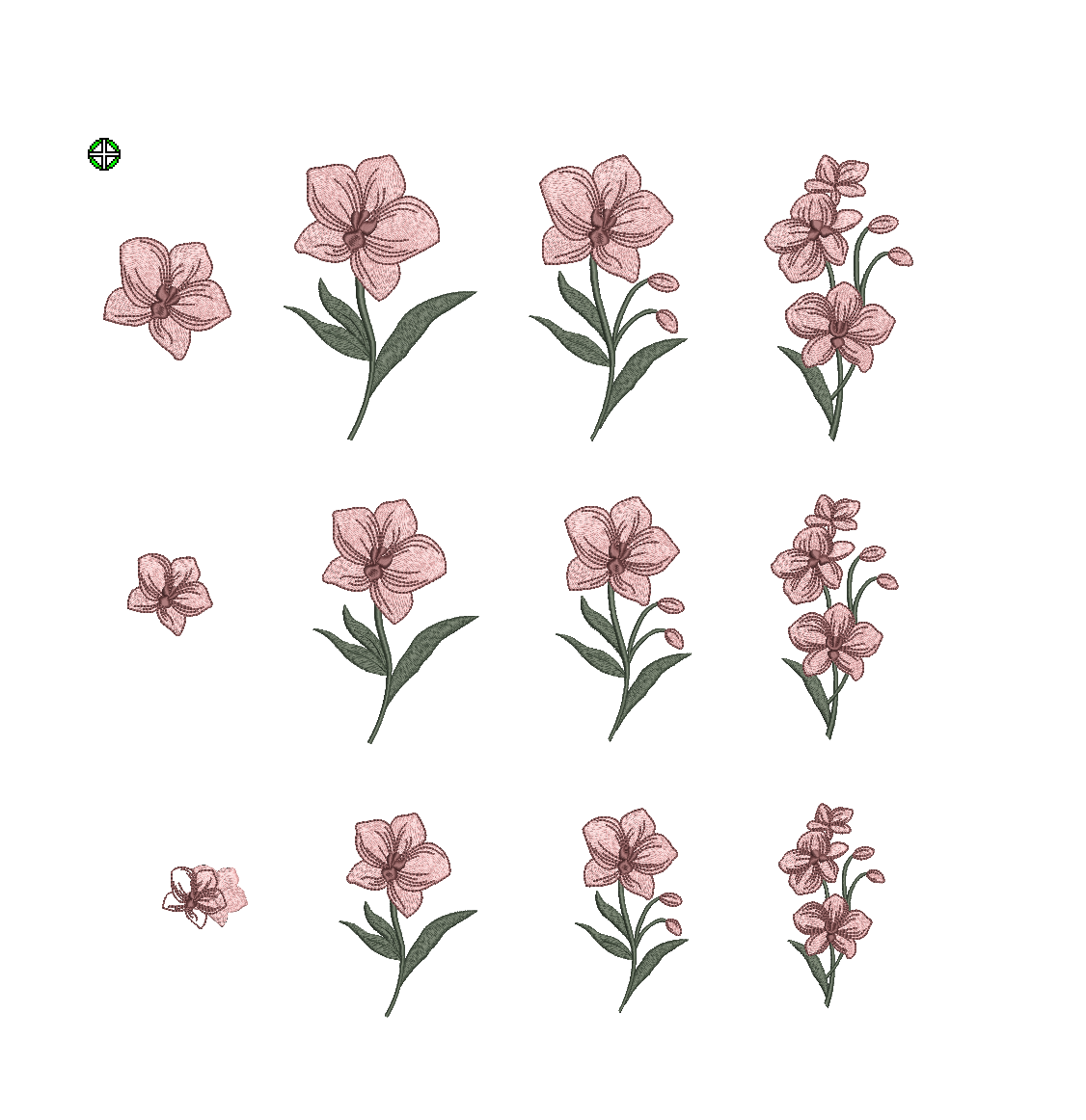 Floral Machine Embroidery Files | 72-Piece Complete Collection