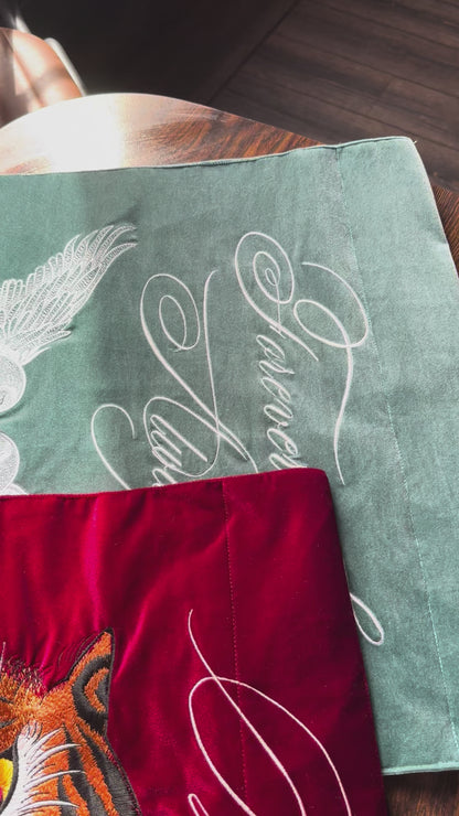 Written in the Stars — Personalised Celestial Velvet Wedding Banner