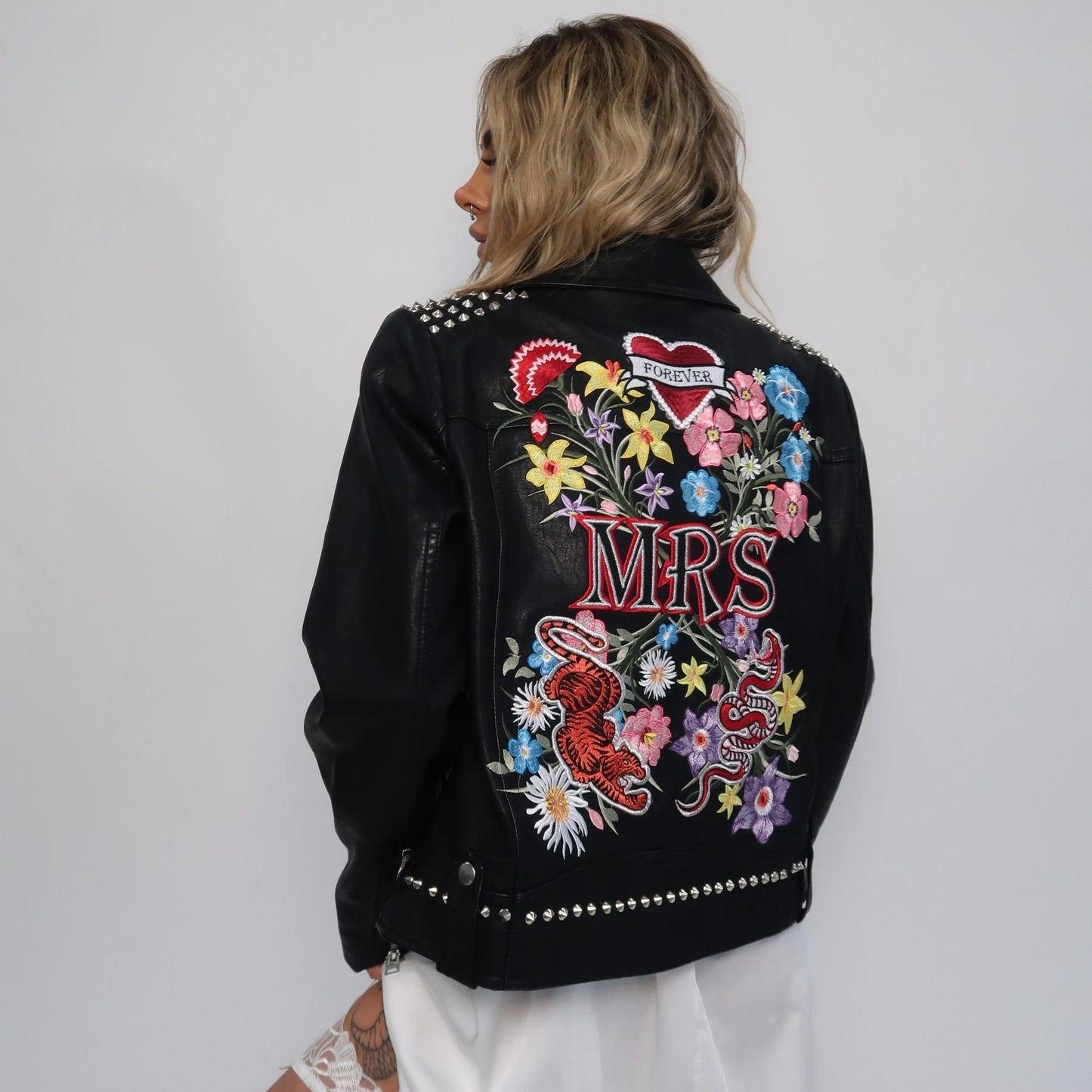 Punk Rocker Luxe - Customisable Leather Jacket
