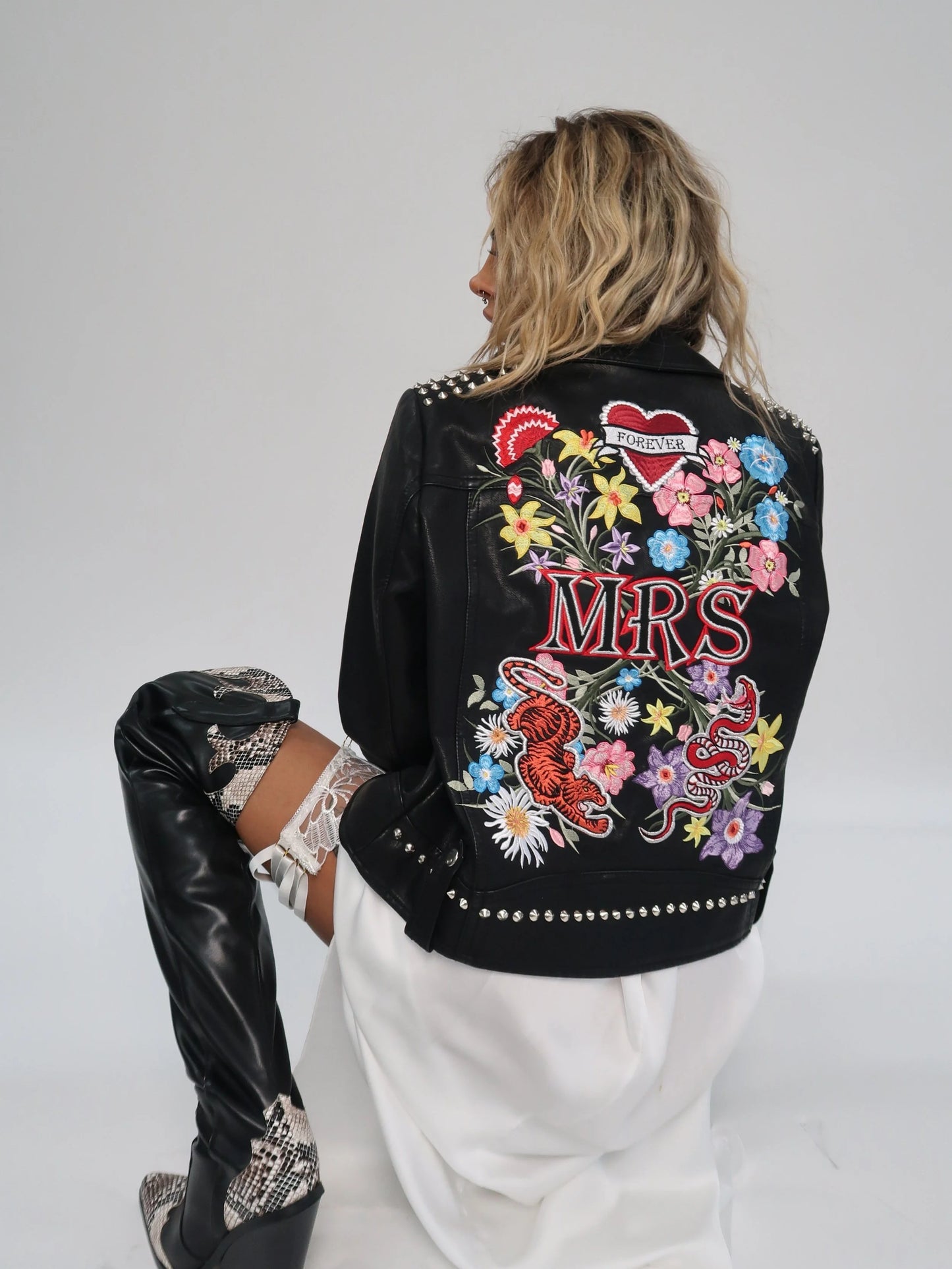 Punk Rocker Luxe - Customisable Leather Jacket